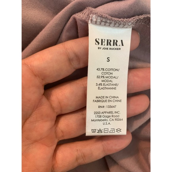 Serra by Joie Rucker mock neck long sleeves pleated blouse size small - Picture 4 of 9